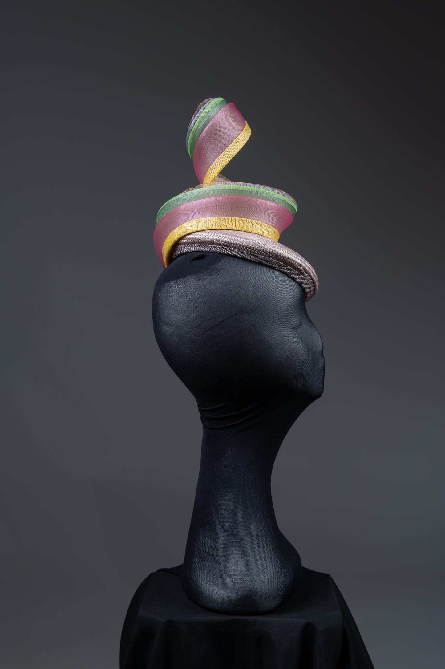 Handmade Pastel coiling Fascinator