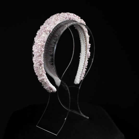 Pale pink headband
